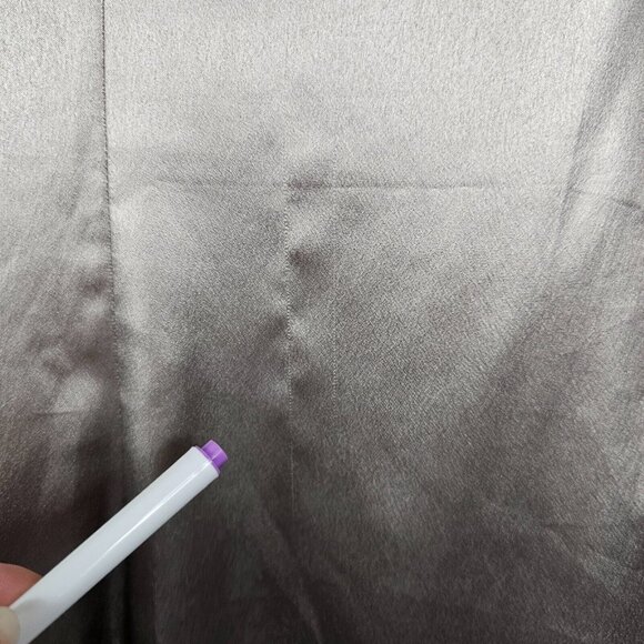 Retro-Futurism Revival Shiny Prom Party Punk Metallic Silver Dress Trina Turk 2 - Picture 13 of 16